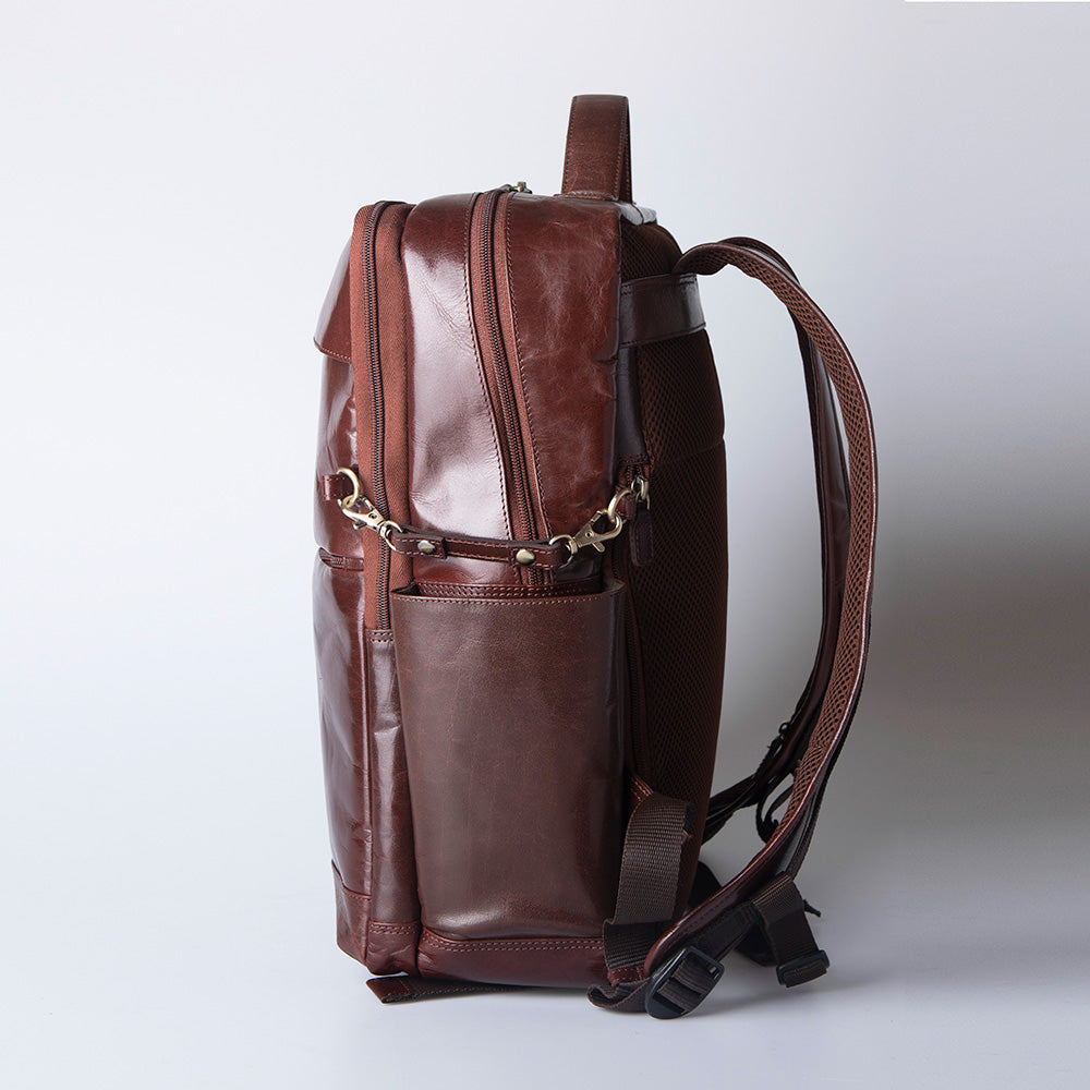 YUTAKURA BP a leather backpack initiated for people with the visual impairments 