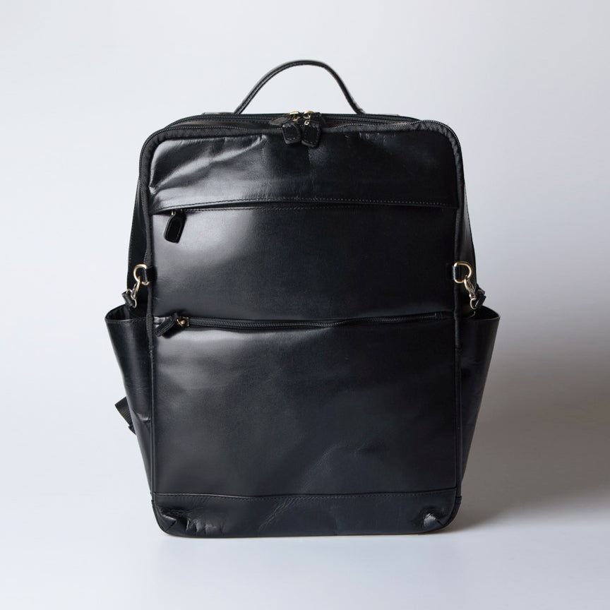 YUTAKURA BP a leather backpack initiated for people with the visual impairments 