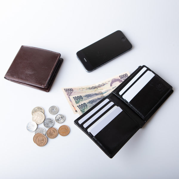 Bifold wallet waterproof slim genuine Leather Noble