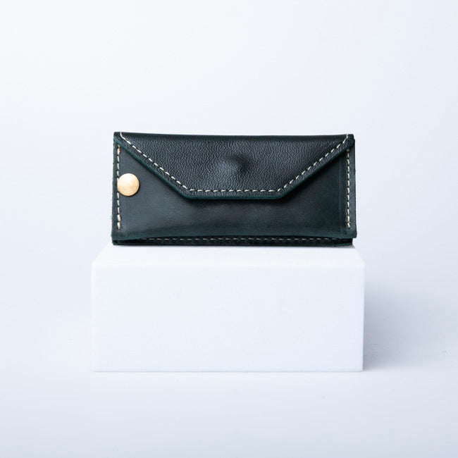 Key Case wallet integrated Himeji leather JAPAN FACTORY
