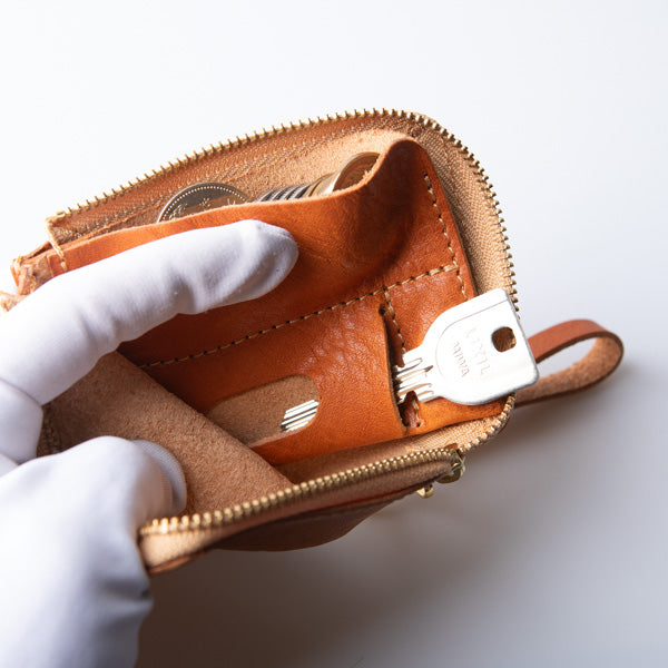 TABET bifold wallet L-shaped zipper Tochigi Leather JAPAN FACTORY MANO