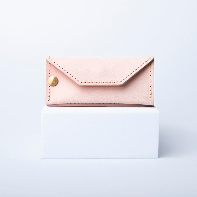 Key Case wallet integrated Himeji leather JAPAN FACTORY