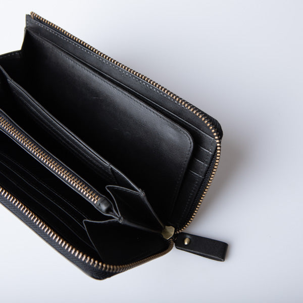 TIDY long wallet L-shaped zipper KUMORIYA