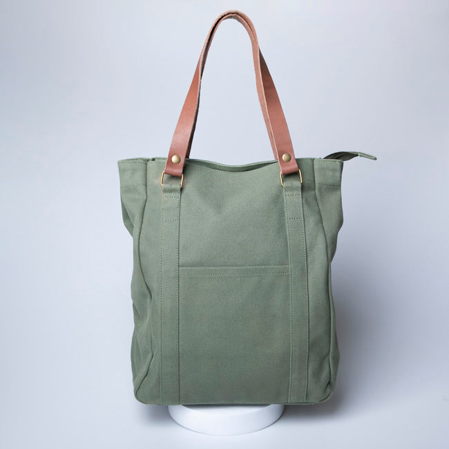 Tote Bag Canvas 2Way Tochigi leather JAPAN FACTORY MANO