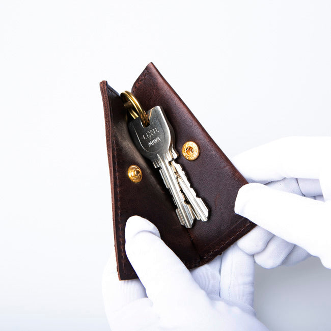 鑰匙包 皮革 日本製 可收納鈔票