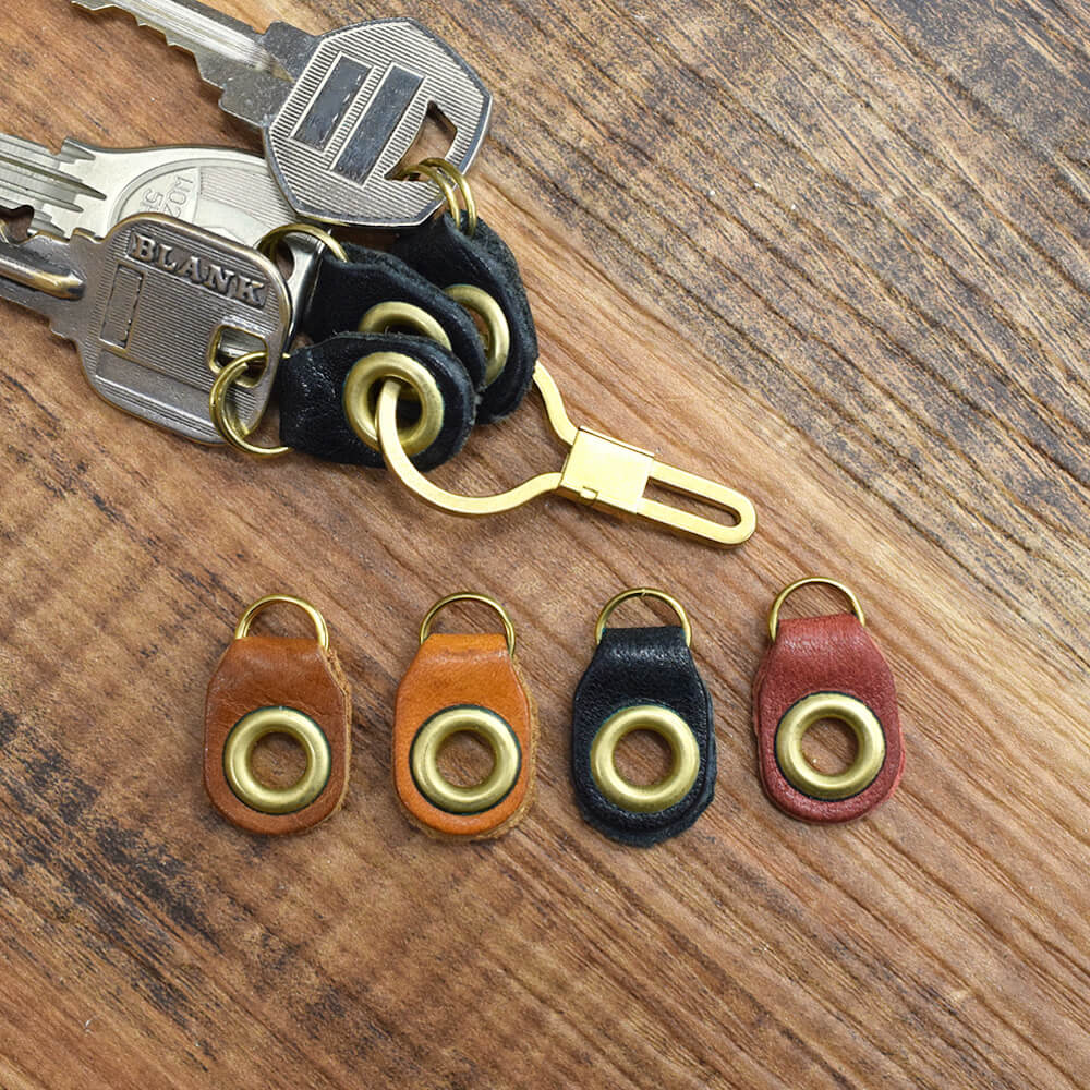 Brass Key holder Tochigi Leather 3-key holder